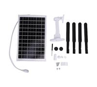 Mumusuki Enrutador Módem 4G LTE con Energía Solar, 7 Días de Energía Solar IP66 Agua a Prueba de Agua, Extensor WiFi y Módem 300Mbps 18000 MAh Batería de 150 M Rango para Campamento Al Aire (Antenas