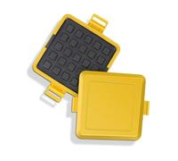 Mumusuki Fabricante de Sándwiches de Toastie de Microondas, Sabroso Mini Sándwich Fabricante sin Electricidad para Cocinar Rápida, Diseño Seguro para Lavavajillas para Postres de (YELLOW)