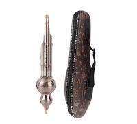 Mumusuki Flauta China Hulusi con Tubos de Cobre de Primera Calidad y Estuche de Transporte para Principiantes, Clave de C, Fácil de Tocar y Perfecta para Actuaciones Musicales