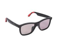 Mumusuki Gafas Inteligentes AI para Hombres y Mujeres, 4 Engranajes Que Cambian de Color, Gafas Inteligentes Ajustables con Micrófono, Reducción de Ruido y Traducción AI para Viajes Al (Rojo)