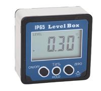 Mumusuki Inclinómetro Digital, Pantalla Retroiluminada, Pantalla de Inversión Automática con Base Magnética para Medición de ángulo de Sierra de Mesa, IP65, Impermeable, a Prueba de