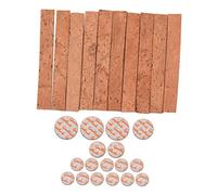 Mumusuki Kit de Repuesto de Almohadillas para Clarinete con Corcho y Grasa Accesorios Ligeros y Duraderos para Clarinete en Sib 10 Tapones para el Cuello 17 Almohadillas Bolsa de Terciopelo Incluida
