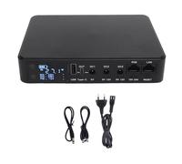 Mumusuki Mini UPS 10400mAh Batería de Respaldo con Carcasa Incombustible, Fuente de Alimentación Ininterrumpida para Cámara de Seguridad de Módem Router, con Salida de Voltaje Múltiple 5V (Enchufe