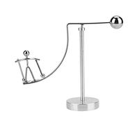 Mumusuki Modelo de Movimiento Perpetuo, Adorno de Equilibrio Dinámico Galvanizado, Figura de Hombre Esquiador, Base de 4,9 Cm, Decoración de Escritorio única para Entusiastas de la Ciencia