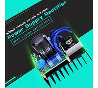 Mumusuki Módulo de Placa Rectificadora, Placa de Conversión de Voltaje CA con Protección contra Cortocircuitos, Salida Eficiente de 0-311 V CC para Aplicaciones de Fuente de Alimentación