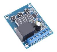 Mumusuki Módulo de relé de Detección de Voltaje DC12V con Rango de 0-99,9 V, Material PCB, Ideal para Monitoreo de Energía y Control de Electrodomésticos