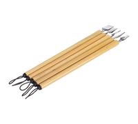Mumusuki Pensos de bambú de Bambúes de Dibujo en Caja Vintage Kit de Pintura de Acero Soportes de Madera de Madera para Manga Caligrafía Práctica Inglesa Redacción de Litografía Cruzada Dibujos de