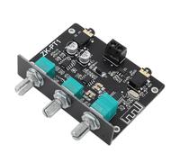 Mumusuki Placa Decodificadora Estéreo BT 5.0, Salida AUX de 2 Canales con Control de Graves Agudos para Altavoces Activos y Auriculares, Soporta Fuente de Alimentación DC5-24V, Receptor Inalámbrico