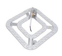 Mumusuki Reemplazo de Luz del Ventilador de Techo, Panel LED 3 Temperaturas de Color PC Aluminio Hard Wired Garden Light Lámpara