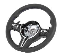 Mumusuki Reemplazo del Volante para 3 Series E90 E92 E93 2006-2013 Actualización F80 M3 Volante de Dirección con Botones Multifunción de Paletas Multifunción CUERO M SUTCHING