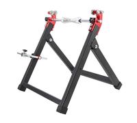 Mumusuki Soporte de Alineación de Ruedas para Bicicletas, Equilibrador de Neumáticos de Acero Resistente con Conos de Centrado Ajustables, Herramienta Ideal para Mantenimiento y Reparación de Ruedas