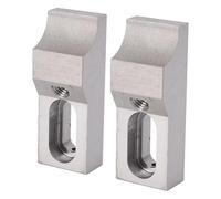 Mumusuki Tornillo de Banco de Abrazadera Lateral Abrazadera de Sujeción CNC Tornillo de Banco de Fresado Compacto 68x25x20 Mm Acero de Molde Endurecido S136H con Ajuste de Boca de M8