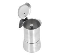 Mumusuki y Espresso para Estufa, Olla Percoladora de Espresso para Estufa de Acero Inoxidable para Elaboración de café Italiano y Cubano (200ML)