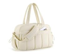 Mumuve Bolsa de lona resistente al agua para mujer con bolsillo húmedo para viajes y gimnasio, espaciosas bolsas de hombro de mano, Varios colores: 5, 42*19*30cm