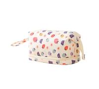 Mumuve Bolsa de maquillaje de doble capa para mujer, portátil, de viaje, cosméticos, bolsas de aseo organizadas con oso, Estilo 02, As shown in the picture (error 1-3cm)