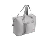 Mumuve Bolsa de viaje para mujeres y hombres, plegable, bolsa de fitness, bolsa de noche, bolsa de viaje de negocios, bolsa de fin de semana, bolsa de hospital, bolsa deportiva, Gray, As shown in the