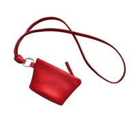 Mumuve Bolsas únicas con cremallera para el cuello, monedero, correa ajustable, práctica cartera de poliuretano para el día a día, Multicolor-13, As shown in the picture (1-3cm error)