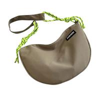 Mumuve Bolso cruzado de cuerda trenzada para mujeres y hombres, bolso de hombro único con forma de luna y espacioso, Green, As shown in the picture (1-3cm error)
