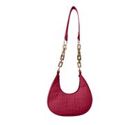 Mumuve Bolso de hombro moderno en forma de luna con elegante correa de cadena para las axilas que muestra tu personalidad, Caliente, As shown in the picture (error 1-3cm)
