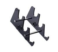 Mumuve Elegante soporte acrílico negro para tabletas, teclado mecánico de computadora, crea un ambiente limpio para el hogar y espacios de trabajo, soporte de escritorio que ahorra espacio