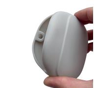 Mumuve Funda de almacenamiento portátil de silicona para auriculares y cables, cable de datos organizado, almacena y accede perfectamente a tu pequeño, Gris claro magnético, 7.8*9*2.5cm