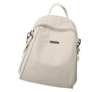 Mumuve Mochila pequeña de moda para mujer, mochila casual con múltiples bolsillos, bolsa cruzada para viajes diarios, White, As shown in the picture (1-3cm error)