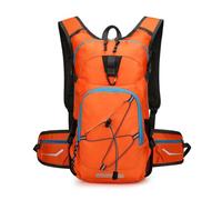 Mumuve Mochila unisex impermeable de gran capacidad para senderismo, camping, ciclismo, con soporte de almacenamiento para cascos, hidrataciones, Orange, As shown in the picture (1-3cm error)