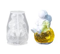 Mumuve Molde de decoración de lámpara, moldes de resina 3D, molde de silicona epoxi para soporte de lámpara de resina artesanal