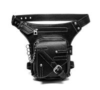 Mumuve Steampunk - Riñonera estilo gótico retro para motocicleta, de cuero, bandolera, Multicolor-15, 13.65x13.65in