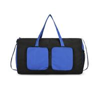 Mumuve Versátil bolsa de viaje plegable con correa ajustable, grande, impermeable, para la noche, playa, natación, deportes, Blue, As shown in the picture (1-3cm error)