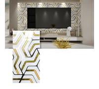 MUMUXIAO 10 hojas de mármol para despegar y pegar paneles de pared impermeables de 60 x 30 cm, autoadhesivos, azulejos de pared de PVC para cocina y baño (beige6)