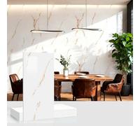 MUMUXIAO 10 hojas de panel de pared de mármol, despegar y pegar, 30 x 60 cm, autoadhesivo, PVC, azulejos de pared impermeables para cocina, dormitorio (blanco 3)