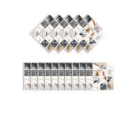MUMUXIAO 15 azulejos adhesivos de mosaico 3D de 10 x 10 cm, paneles de pared autoadhesivos, murales impermeables para cocina y baño (gris 3)