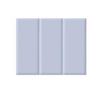 MUMUXIAO 3 piezas de acolchado de pared para niños, panel acolchado de pared 3D anticolisión, adhesivo de pared de 20 x 50 cm, paneles de pared tapizados para cabecera de la guardería (gris)
