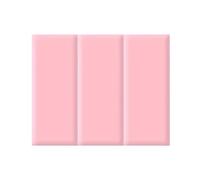 MUMUXIAO 3 piezas de acolchado de pared para niños, panel de acolchado de pared 3D anticolisión de 20 x 50 cm, paneles de pared tapizados para cabecero de cama para protección de guardería (rosa)