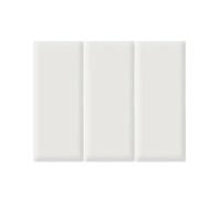MUMUXIAO 3 piezas de acolchado de pared para niños, panel de acolchado de pared 3D anticolisión de 20 x 50 cm, paneles de pared tapizados para cabecero de cama para protección de guardería (blanco)