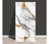 MUMUXIAO 60 x 30 cm, 10 hojas de azulejos de mármol 3D, paneles de pared autoadhesivos impermeables de espuma de PVC para decoración de paredes interiores (gris 1)