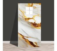 MUMUXIAO 60 x 30 cm, 10 hojas de azulejos de mármol 3D, paneles de pared autoadhesivos impermeables de espuma de PVC para decoración de paredes interiores (beige1)