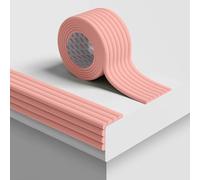 MUMUXIAO Acolchado de pared 3D anticolisión, 200 x 8 cm, panel de cabecero tapizado autoadhesivo para dormitorio, guardería (rosa)