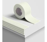 MUMUXIAO Acolchado de pared 3D anticolisión, 200 x 8 cm, panel de cabecero tapizado autoadhesivo para dormitorio, guardería (blanco)