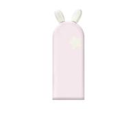 MUMUXIAO Acolchado de pared 3D anticolisión para niños, bonito panel de pared tapizado de piel sintética, protección decorativa para guardería, sala de juegos, dormitorio (rosa, 20 x 57 cm)