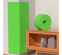 MUMUXIAO Cabecero tapizado autoadhesivo de 20 x 200 cm, para pared, acolchado 3D anticolisión para dormitorio (color verde)