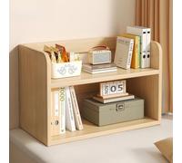 MUMUXIAO Estantería baja abierta con esquinas redondeadas, organizador de pie de pie, estante de almacenamiento multiusos para sala de estar, dormitorio, oficina en casa (roble blanco, 50 x 20 x 40 cm