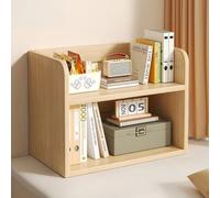 MUMUXIAO Estantería baja abierta con esquinas redondeadas, organizador de pie de pie, estante de almacenamiento multiusos para sala de estar, dormitorio, oficina en casa (roble blanco, 40 x 20 x 40 cm