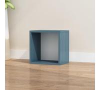 MUMUXIAO Estantería organizadora de almacenamiento de cubos pequeños, estantería apilable con diseño antivuelco, armario de almacenamiento modular para dormitorio, oficina, dormitorio (azul)