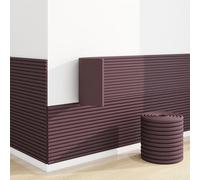 MUMUXIAO Panel acolchado de pared 3D anticolisión, autoadhesivo, para despegar y pegar en la cabecera, acolchado tapizado para dormitorio, guardería (marrón)