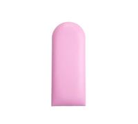 MUMUXIAO Panel de pared acolchado 3D anticolisión para niños, cabecero autoadhesivo tapizado, panel de pared para guardería, sala de juegos, protección decorativa (rosa, 20 x 50 cm)