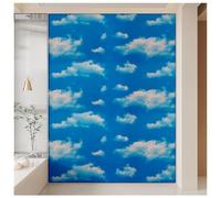 MUMUXIAO Papel pintado 3D autoadhesivo de PVC, papel de contacto con patrón de nubes de cielo azul, papel pintado extraíble de vinilo para cocina, decoración de pared (60 x 100 cm)