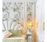 MUMUXIAO Papel pintado floral vintage de 44 x 200 cm, papel adhesivo para decoración de pared, vinilo autoadhesivo impermeable para armario, cajón, escritorio (blanco 2)