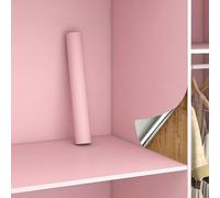 MUMUXIAO Papel tapiz autoadhesivo de 45 x 200 cm, color sólido, impermeable, autoadhesivo para encimera de armario (rosa oscuro)